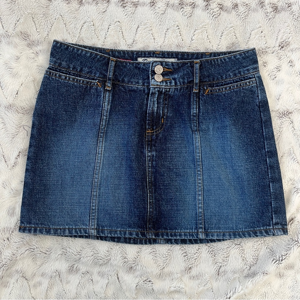 Like New! Paris Blues Soulmate Y2K 90s Vintage Denim Mini Skirt